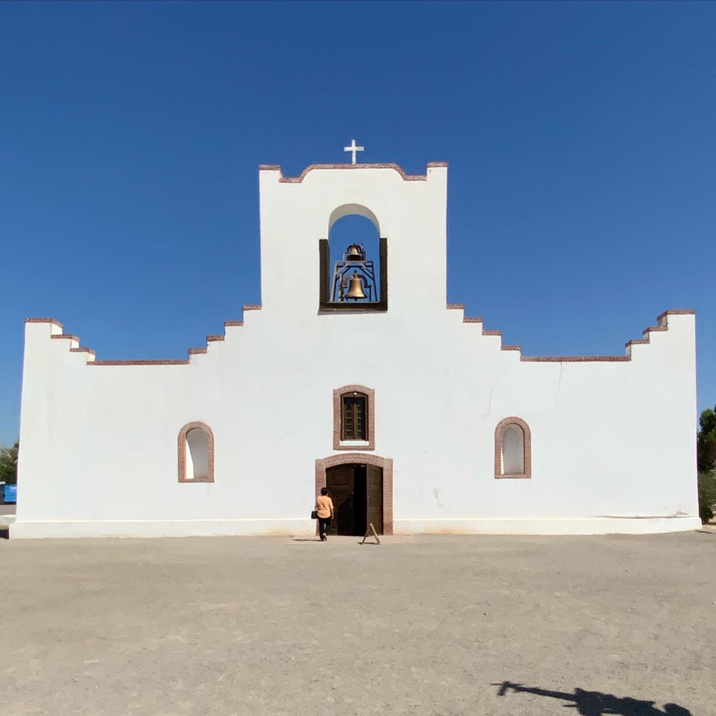 Socorro Mission plant stake