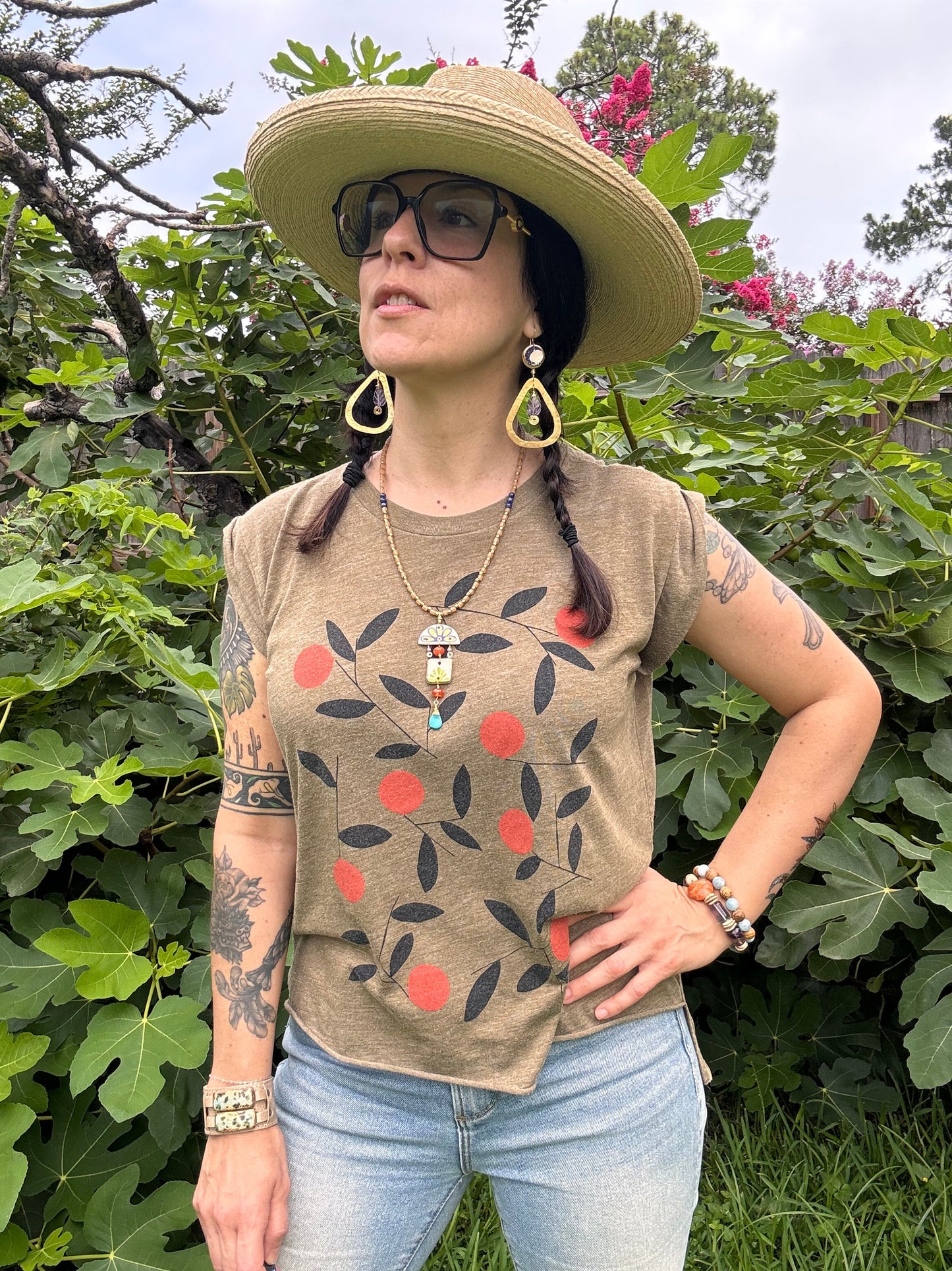 Handmade Ceramic Bead Necklace: Agate, Turquoise, and Lapis Lazuli