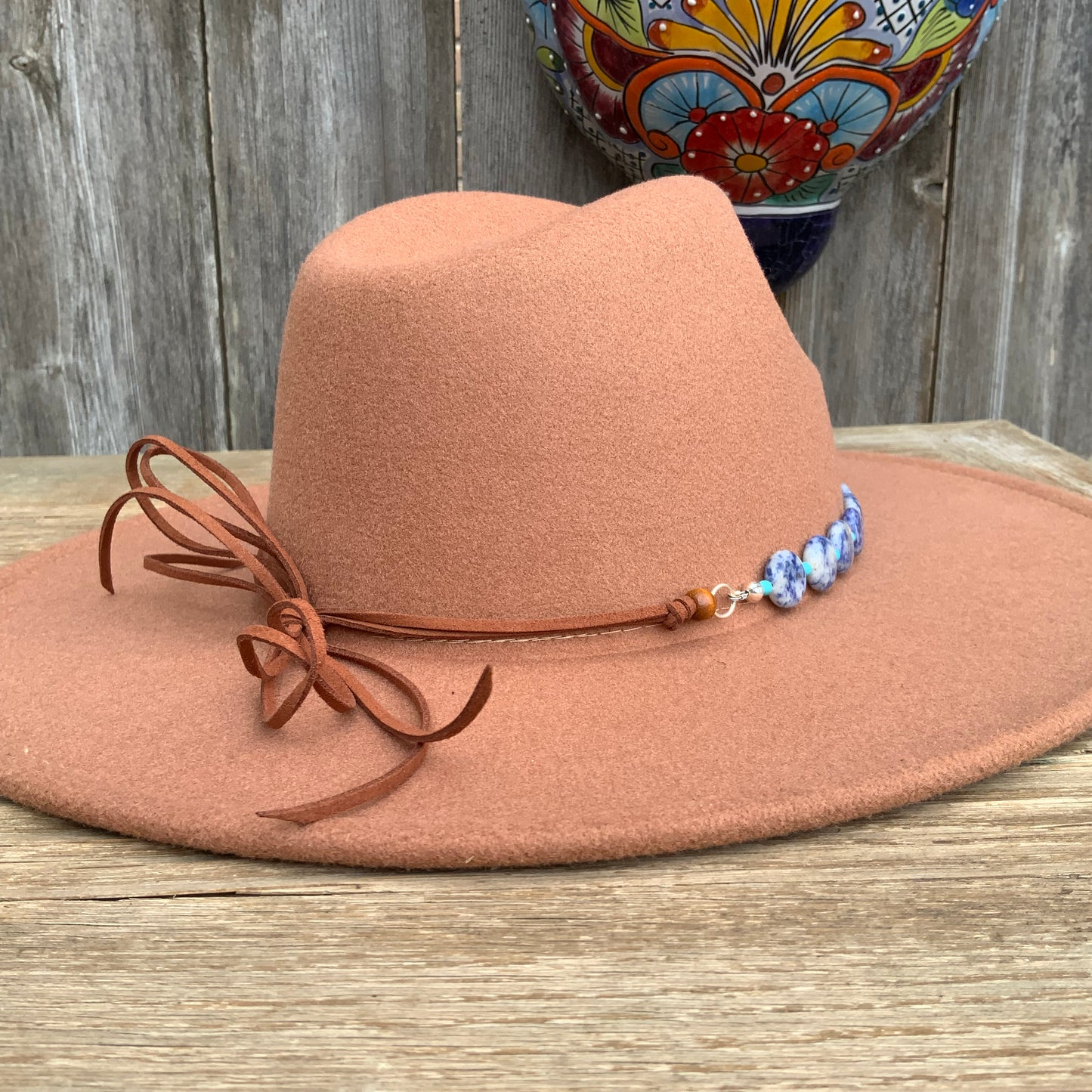 Sodalite Hatband, Blue Gemstone Hat Band