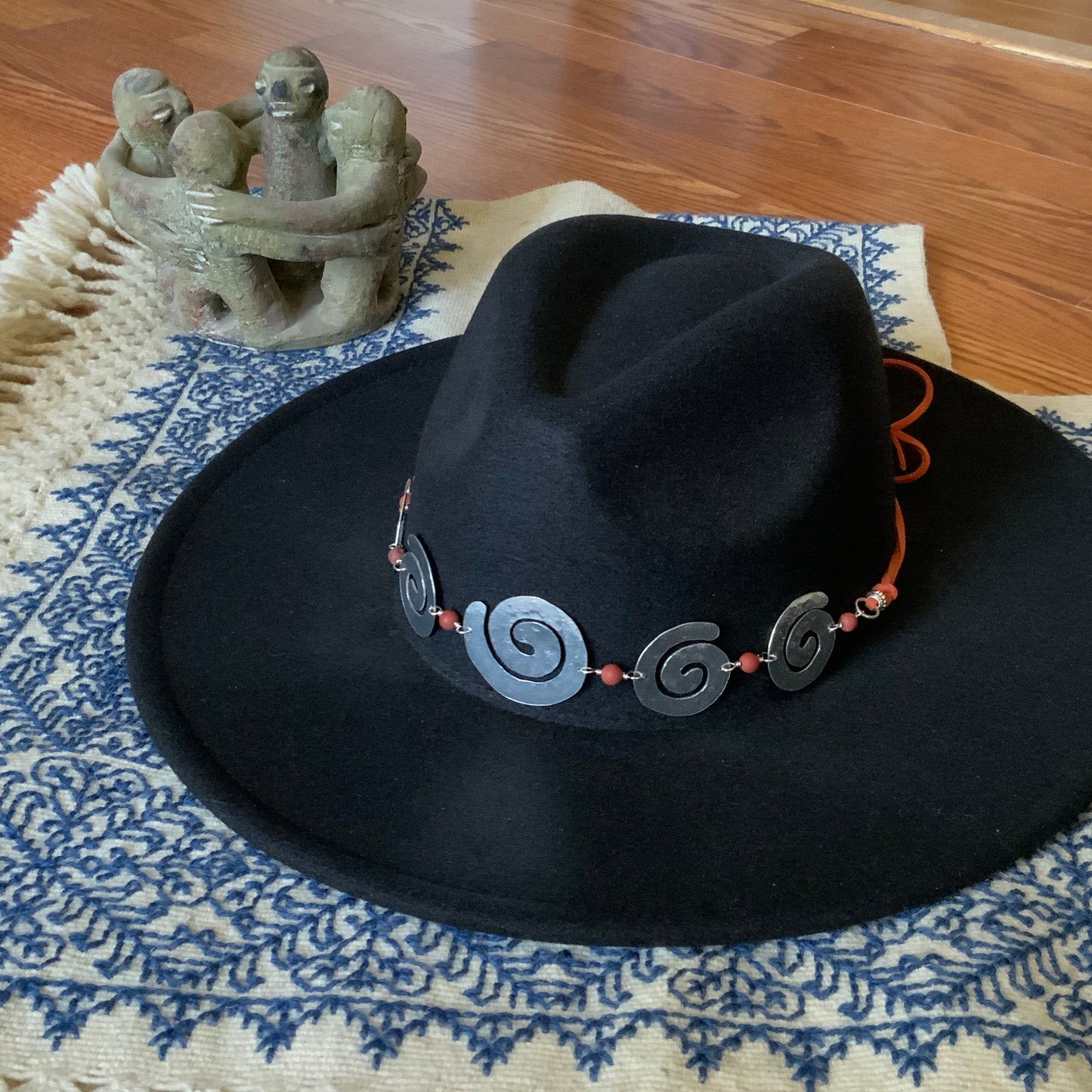 Spiral Goddess Hatband, Spiral Hat Band