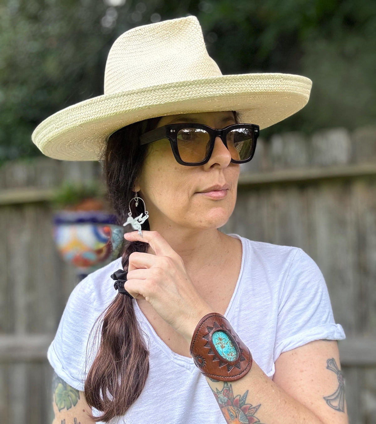 Mini Hummingbird dangle Earrings: Hand-Cut Bird Jewelry