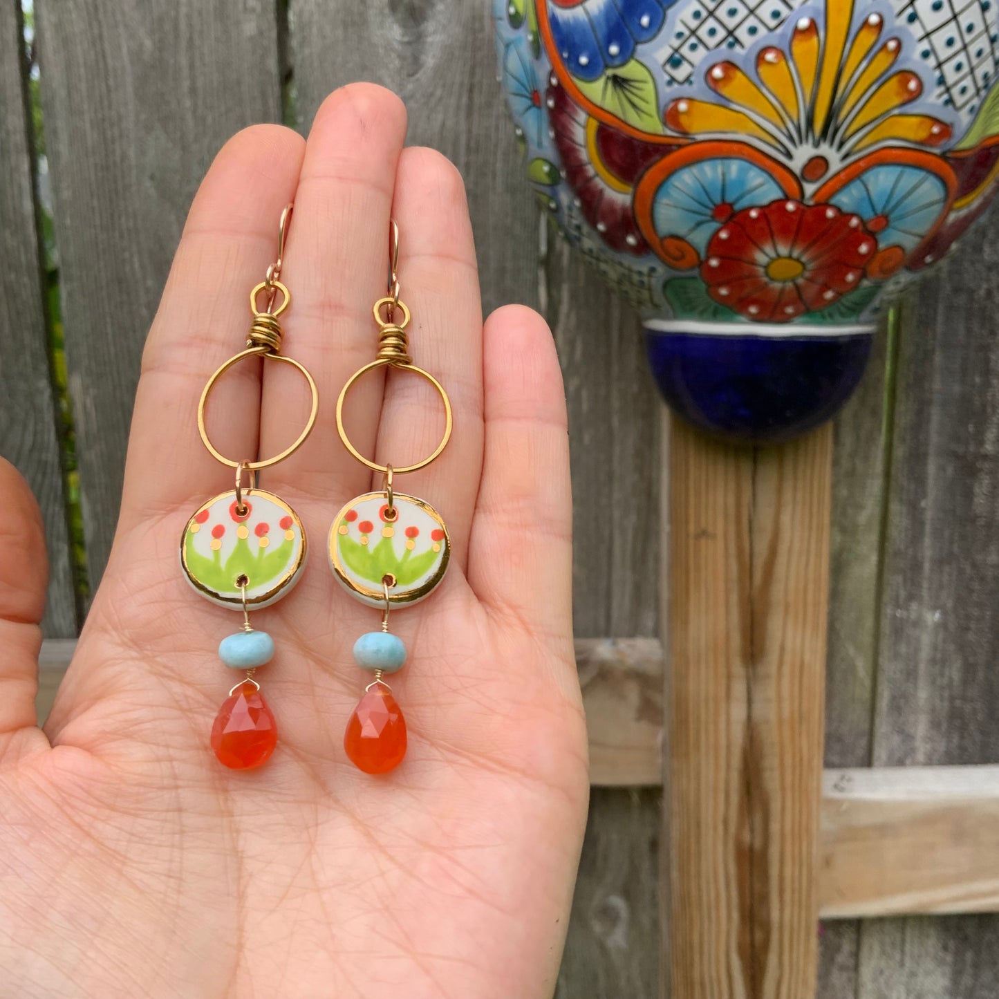 Desert Fruit Drop earrings