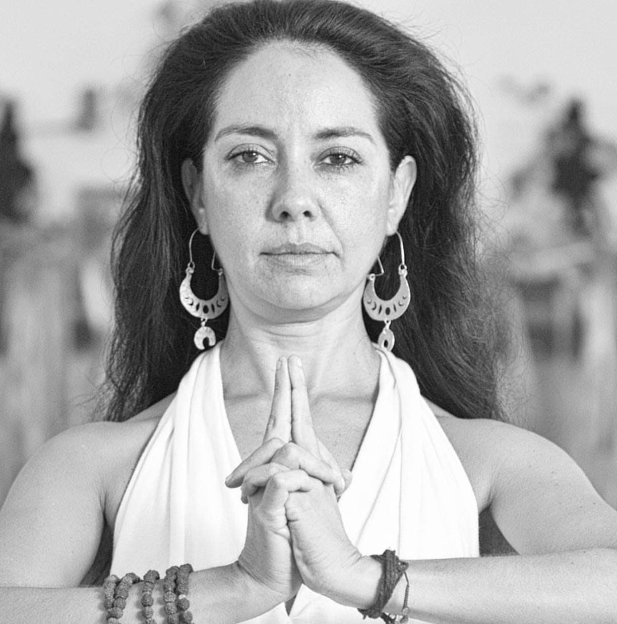 Handmade Moon Phase Hoop Earrings: Tribal Lunar Design