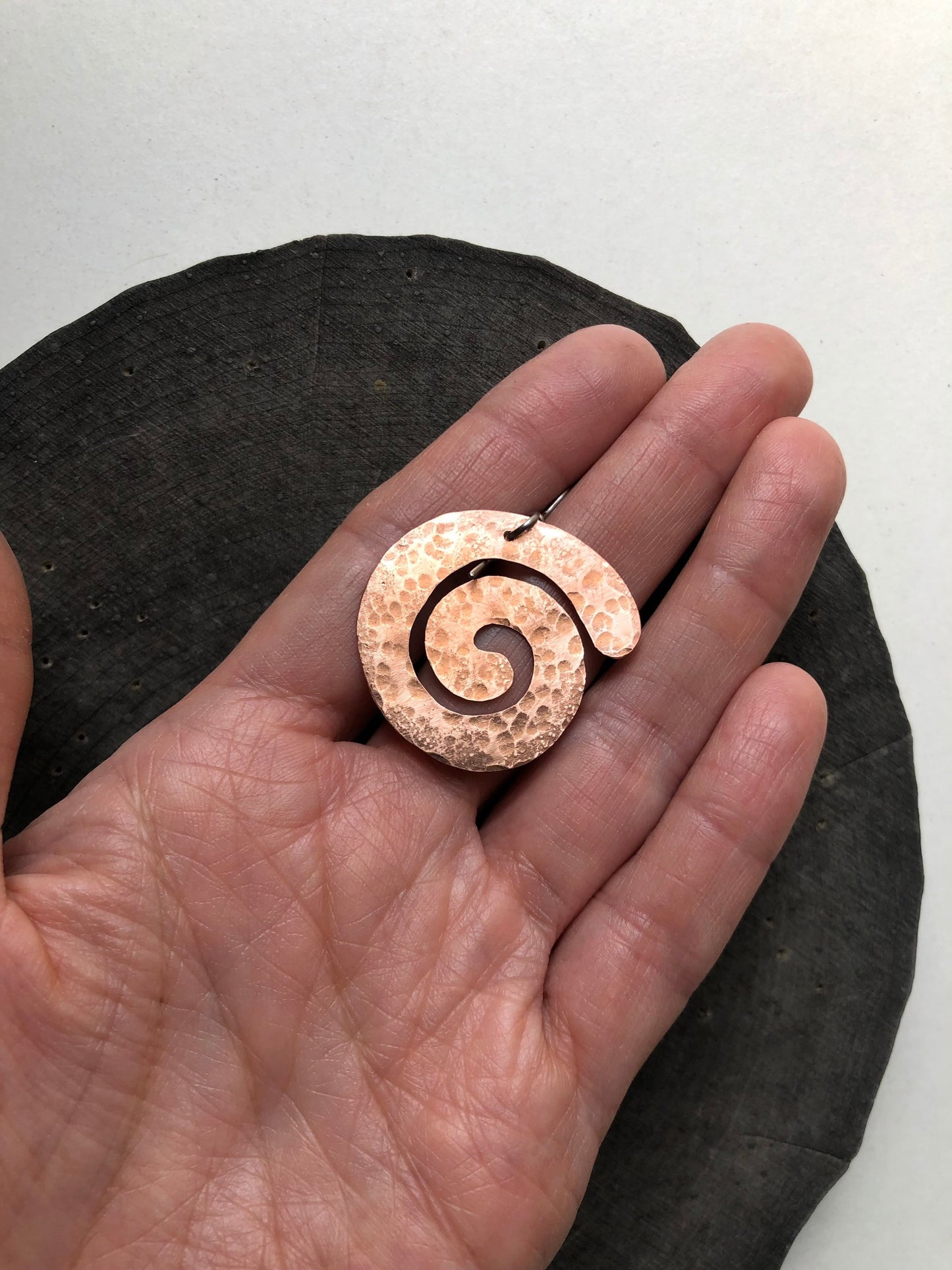 Handmade Brass Spiral Earrings: Pick Your Coil