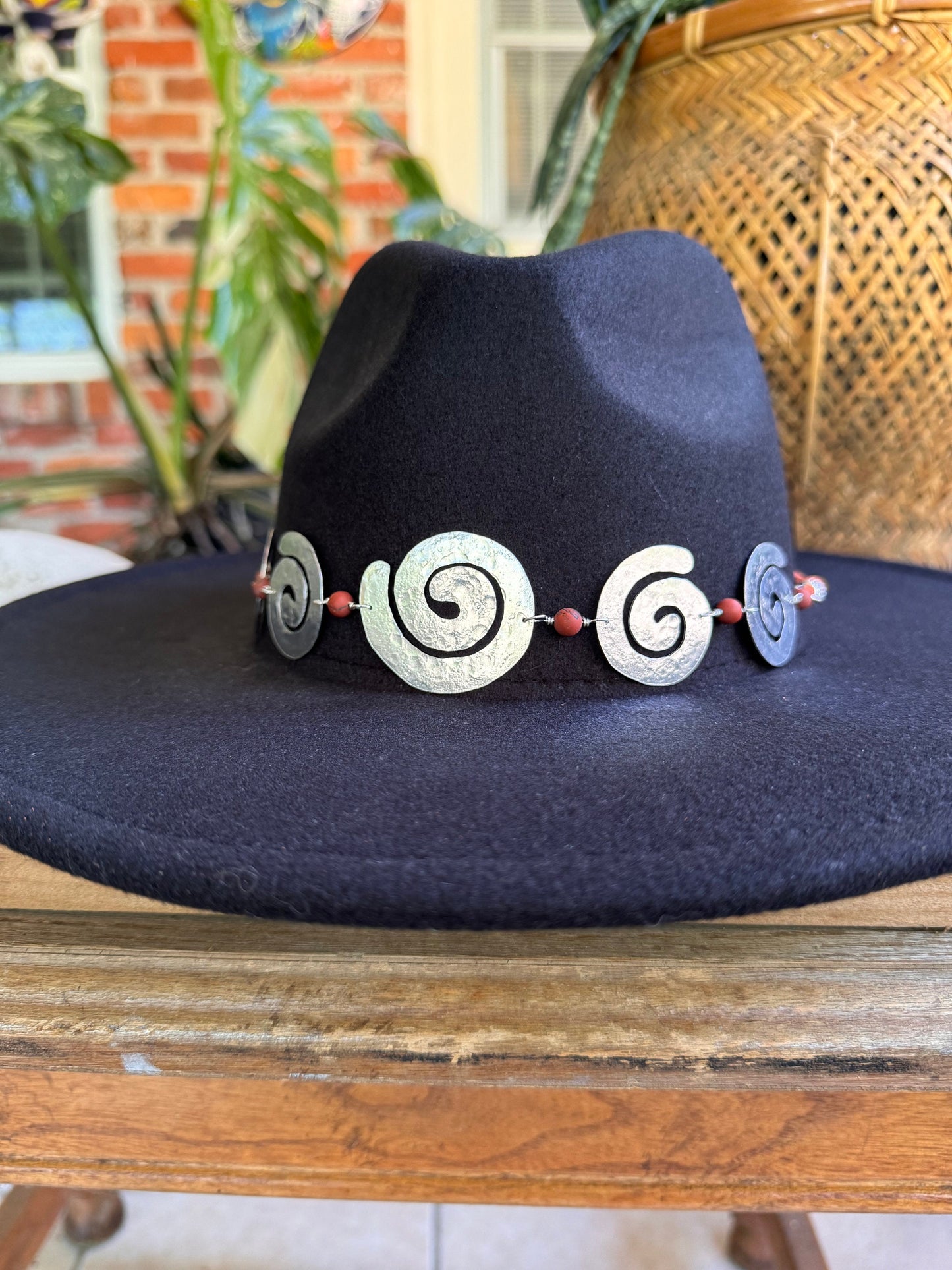 Spiral Goddess Hatband, Spiral Hat Band