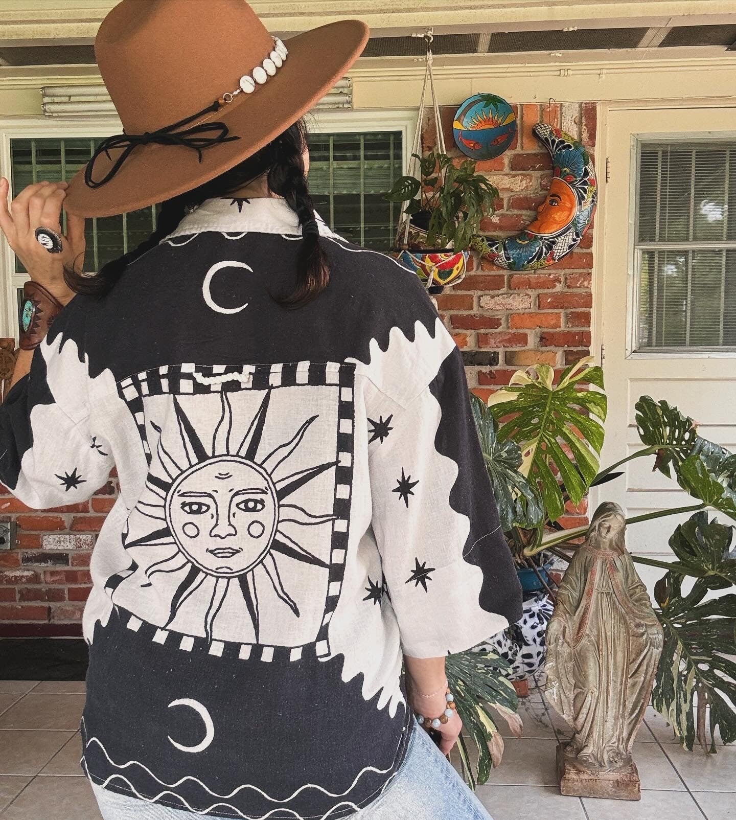 Full moon Hatband, white magnesite and tiger eye Hat Band