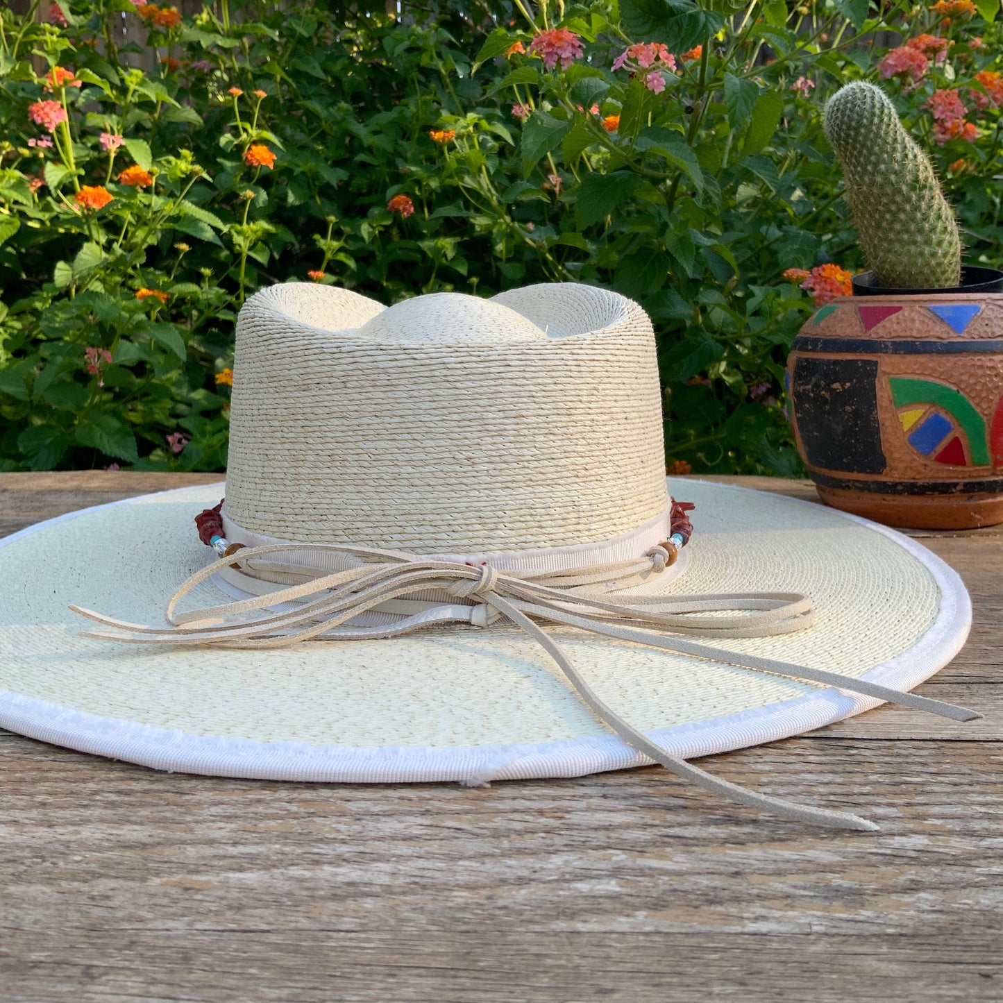 Red Jasper & Turquoise Hat Band: Southwestern Style Gemstone
