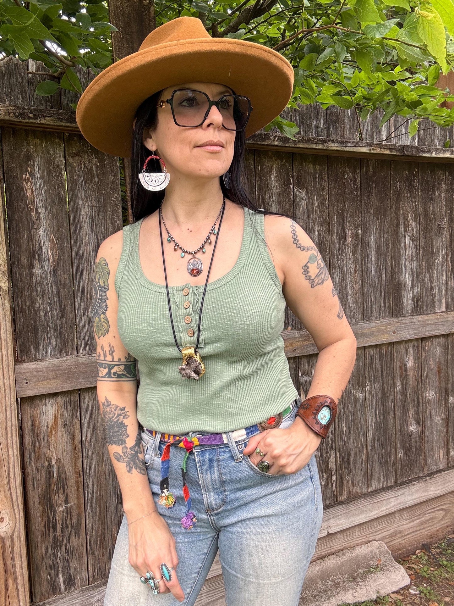 Handmade Watermelon Earrings: Aluminum & African Glass Bead Jewelry