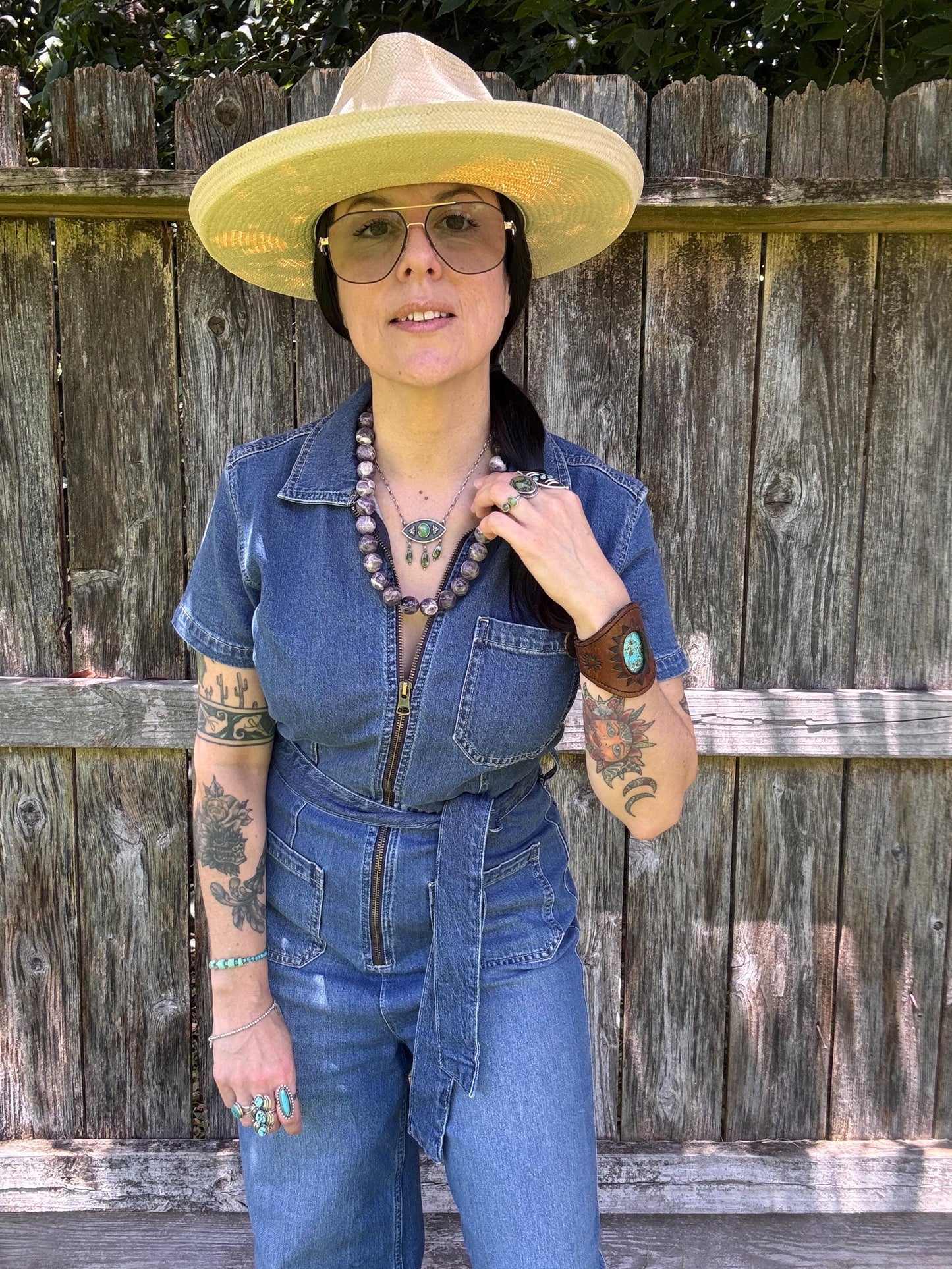 Amethyst necklace, chunky purple gemstone necklace